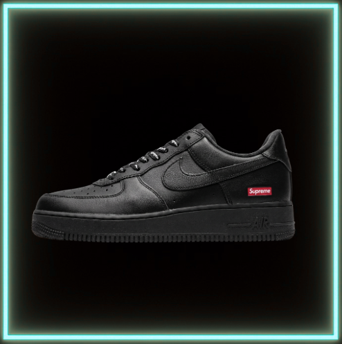 Dostawca - Nike Air Force One Black Supreme
